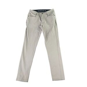 Western‎ Rise Diversion Pant Mens 32 Dune Gray Slim Fit Stretch Travel